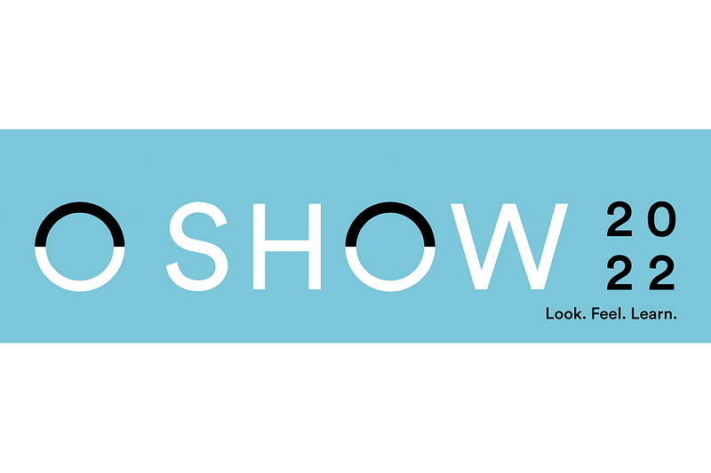 The image displays the text 'O SHOW 2022 Look. Feel. Learn.' on a blue background, indicating an event or conference focused on visual and experiential learning.